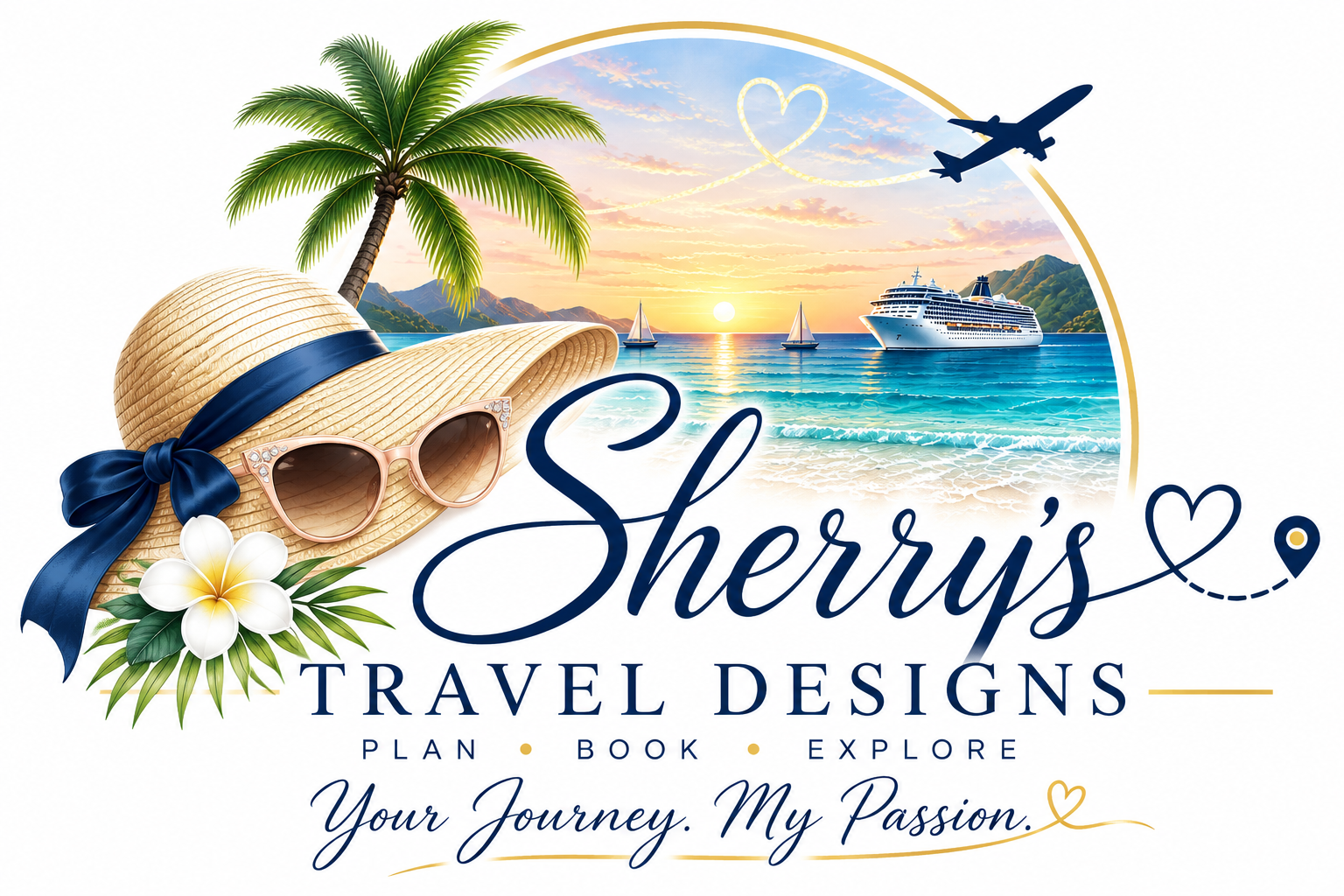 Sherry's Travel Company logo